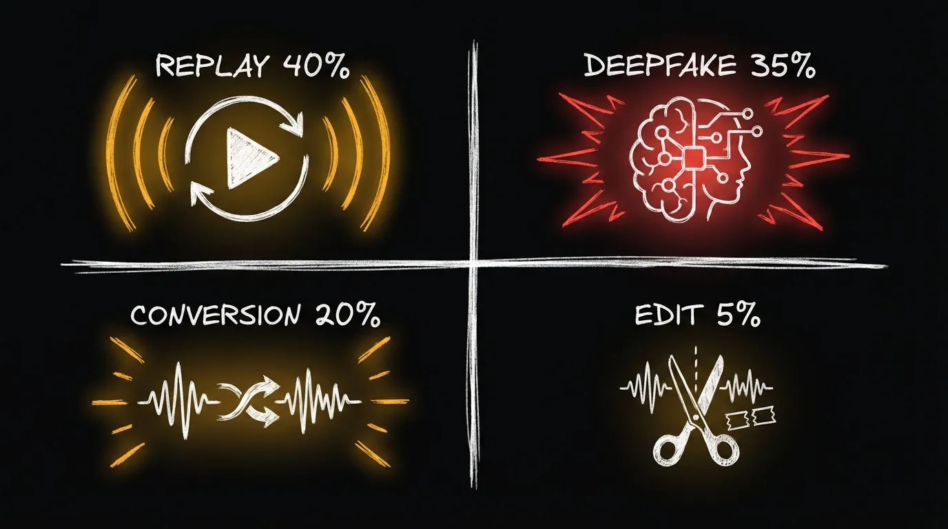 Taxonomía de ataques de manipulación de voz